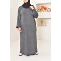 Abaya velours côtelé oversize Houda