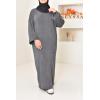 Houda oversized velvet abaya