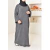 Oversize-Abaya aus Kordelzug Houda