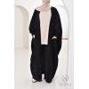 Umm Shahid butterfly cardigan Black