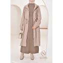 Parka longue ILHAM TAUPE