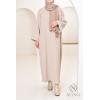 Houda oversized velvet abaya