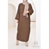 Oversize-Abaya aus Kordelzug Houda