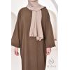 Abaya velours cotelé oversize pas cher