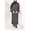 Houda oversized velvet abaya