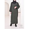 Abaya velours cotelé oversize pas cher