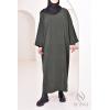 Abaya velours cotelé oversize pas cher