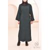 Houda oversized velvet abaya