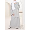 Long tunic and skirt set