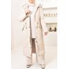 Reversible Beige NEIGE fur parka