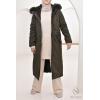 Reversible fur parka Khaki ASPEN