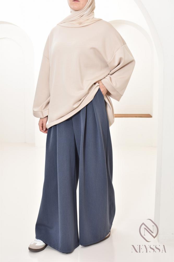 Hizia pleated palazzo