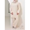 Ensemble femme maille Comfy Beige