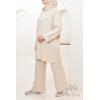 Beige Comfy knit set for women