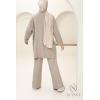 Damen-Set aus Strick Comfy Taupe