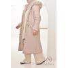 Reversible Beige NEIGE fur parka