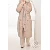 Parka réversible fourrure Beige FEMME