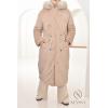 Parka réversible fourrure Beige FEMME