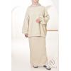 Sweatshirt and skirt set Sana Beige