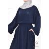 Hanna navy corduroy skirt set