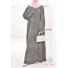 UMM AICHA velvet maxi dress