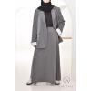 MONACO dark grey skirt suit set