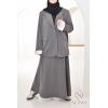 Ensemble tailleur Jupe MONACO gris foncé