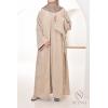 Ensemble kimono en velours Modesty Beige