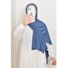 Premium Jersey Hijab with Fériel trim wavy