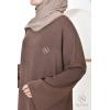 Women's Mood Chocolat woven knit set