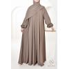 Abaya Dubai Umbrella Samâar Taupe