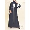 Abaya Dubai Blau Nacht Neyssa Shop