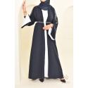 Abaya Dubai JAWAARA Midnight Blue