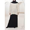 Fasliya mesh straight skirt