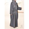 Midnight blue butterfly abaya Dubaï