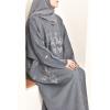 Midnight blue butterfly abaya Dubaï