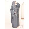 Midnight blue butterfly abaya Dubaï