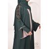 Abaya Dubaï JAWAARA Vert bouteille