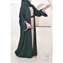 Abaya Dubaï JAWAARA Bottle green