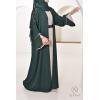 Abaya Dubai JAWAARA Flaschengrün