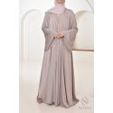 Abaya Dubaï strass Reem Old pink