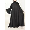 Abaya Dubai Strass Reem Schwarz