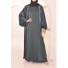 Abaya Dubaï kimono vert Neyssa Shop