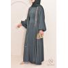 Abaya Dubaï kimono green Neyssa Shop