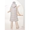 Sleeveless down jacket Los Angeles Light beige