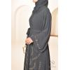 Abaya Dubai NAWANE Graugrün