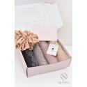 GLAM cotton-effect rhinestone hijab box