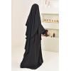 Box abaya khimar LOVELY Noir