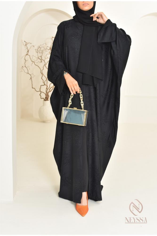 Abaya Dubaï Noire Neyssa Shop