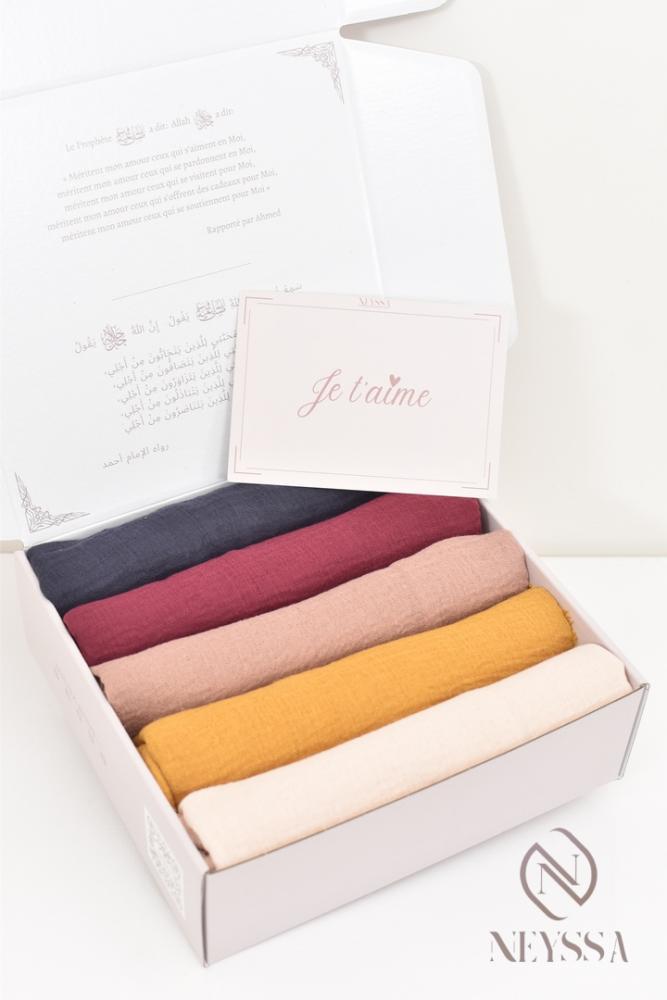 Coffret hijabs Coton froissé Calgary